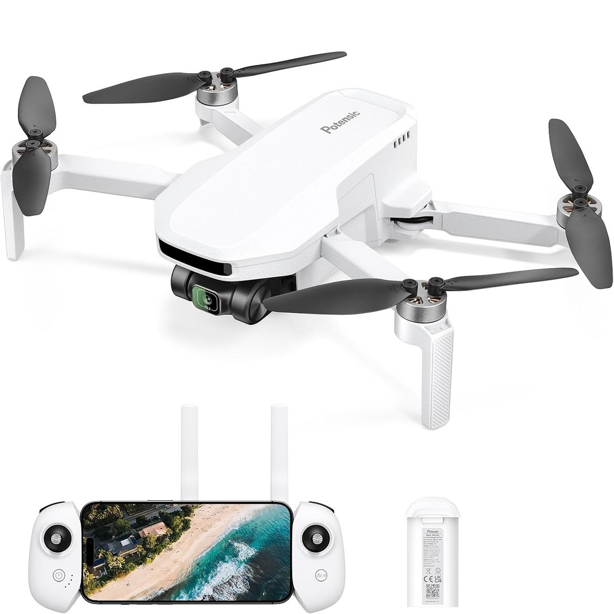 POTENTE - Potensic Atom Lt - Drone Gps 40 Minutos Profesional
