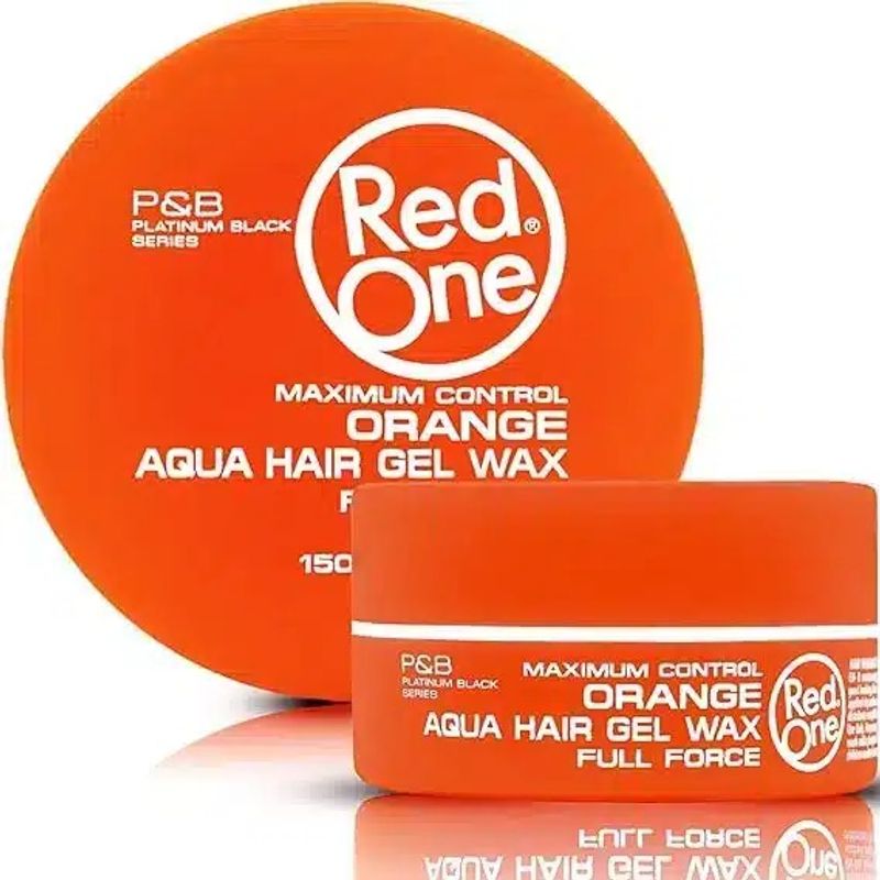 RED ONE - Cera moldeadora Red One hair gel wax Orange Naranja-mandarina