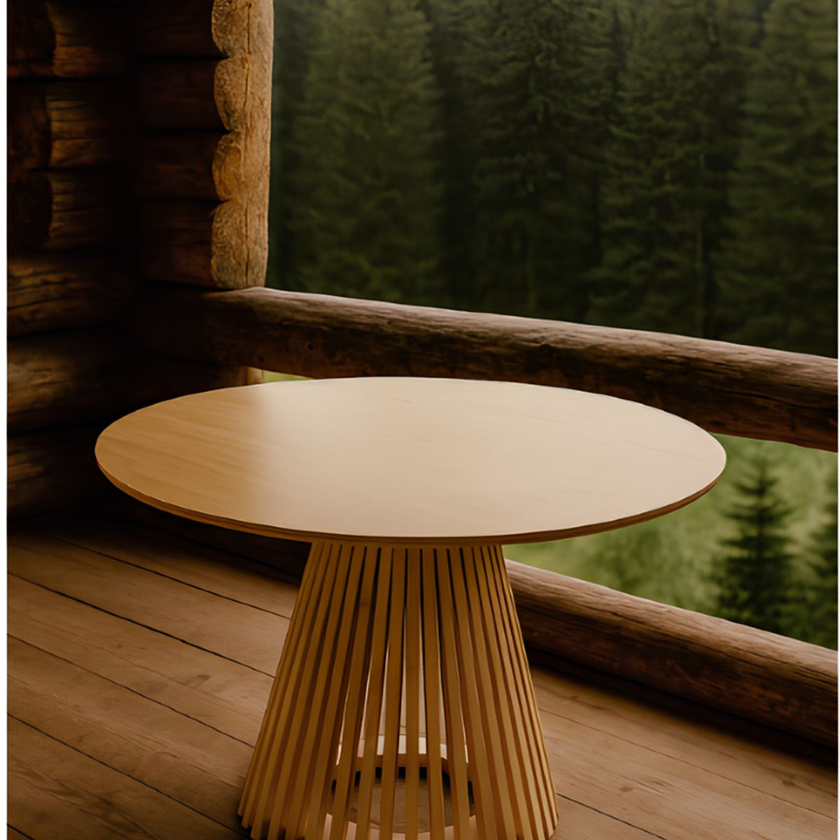 GENERICO - MESA COMEDOR MADERA / PINO 4 PUESTOS LUXURY- TERRANOVA