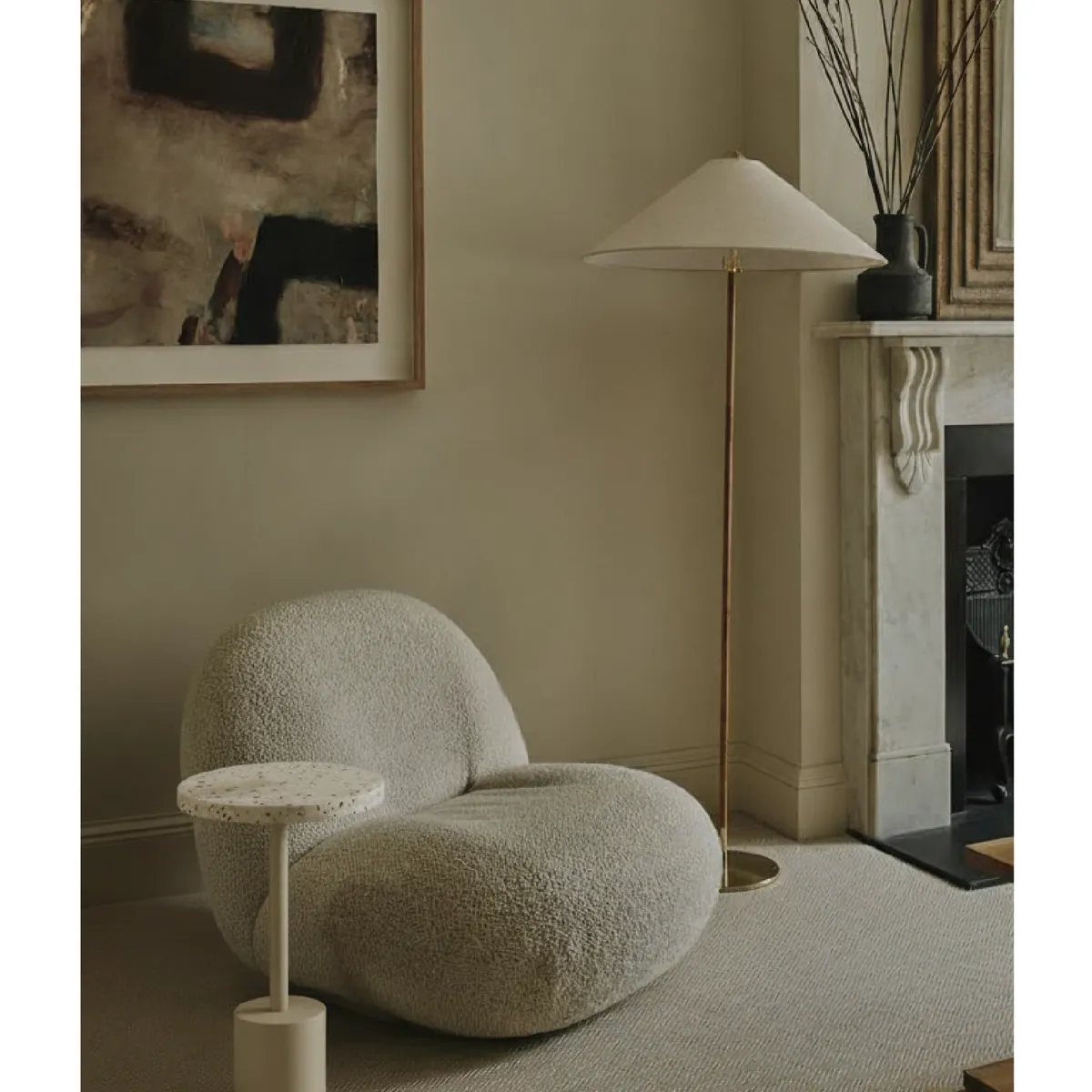 THE LOOP CONCEPT - Mesa Auxiliar Talo Almendra The Loop Concept