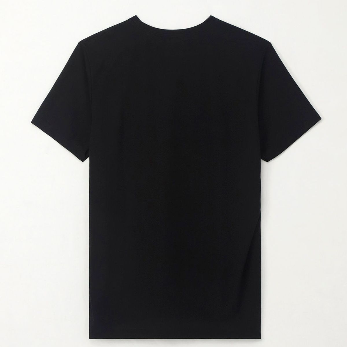 TENNIS - Camiseta básica con mini print negra para hombre