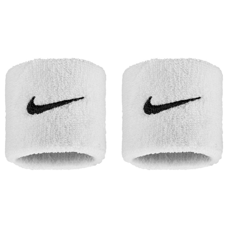 NIKE - Muñequeras Nike Swoosh Classic Wristbands Hombre-Blanco