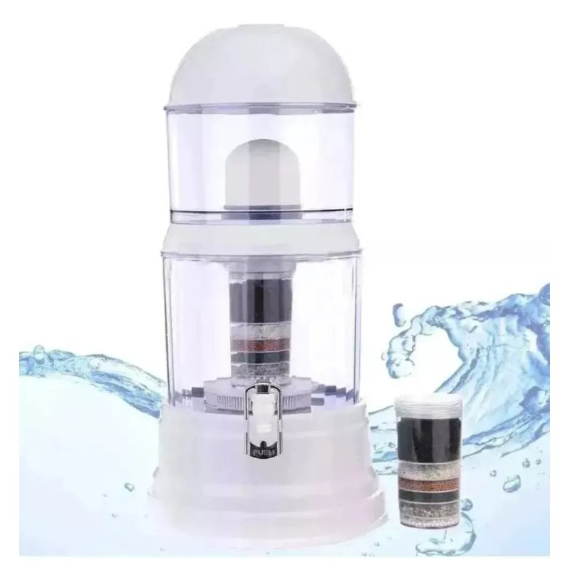 GENERICO - Filtro Purificador Agua Completo 16 Litros Agua Mineralizada