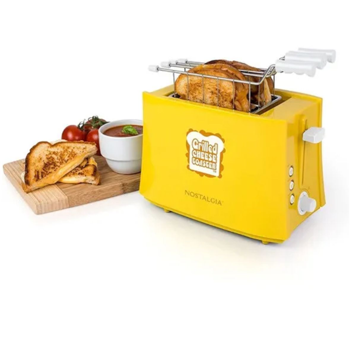 NOSTALGIA - Tostador De Sandwich Nostalgia Retro Amarillo Tcs2