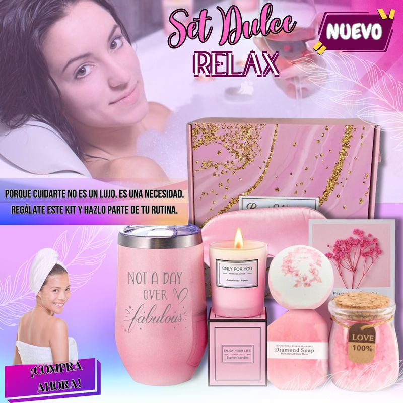 SPA LINE - REGALO TOP PARA MUJER AMOR Y AMISTAD O CUMPLEAÑOS KIT SPA