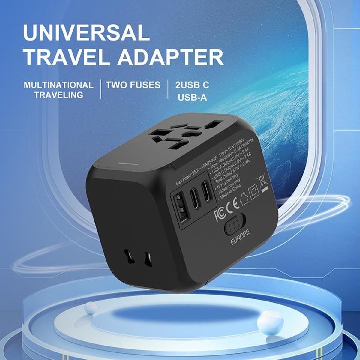 GENERICO - Cargador Universal De Viaje Multipuerto Agregar a favoritos