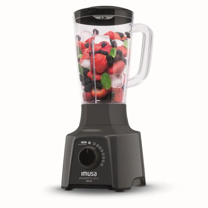 IMUSA - Licuadora Imusa Powermix Plus de 8V Vaso Plástico Gris 5861029880
