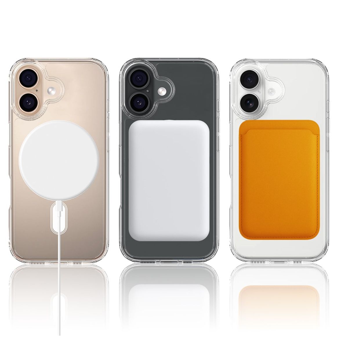 GENERICO - Forro Funda Protector Acrilico magnetico Para iphone 17