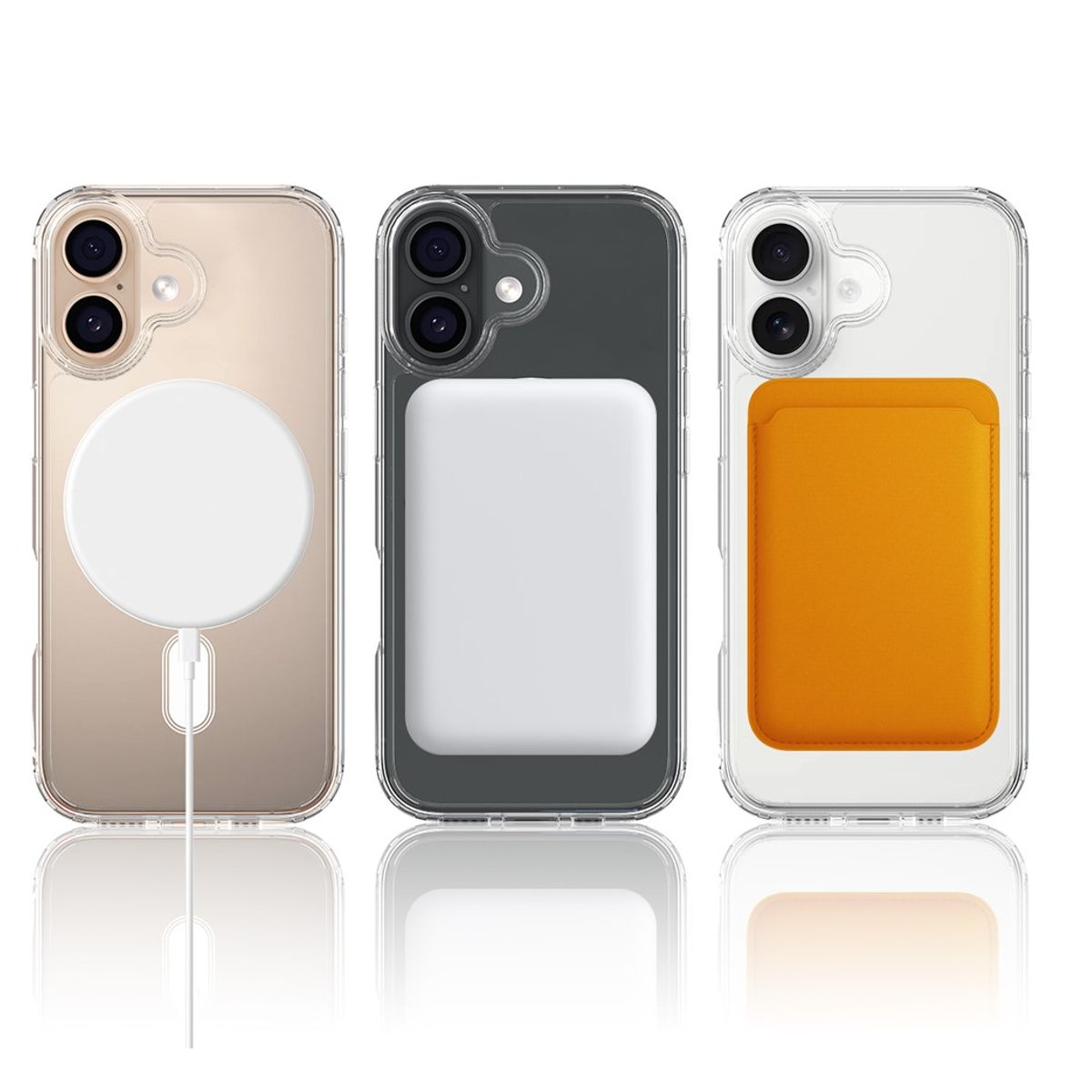 GENERICO - Forro Funda Protector Acrilico magnetico Para iphone 17