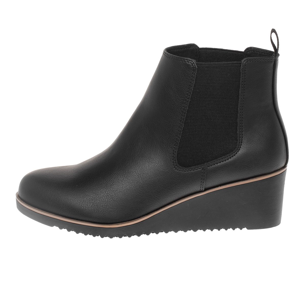 COMFORT PLUS - Botines Chelsea Para Mujer Negro Comfort Plus 201136