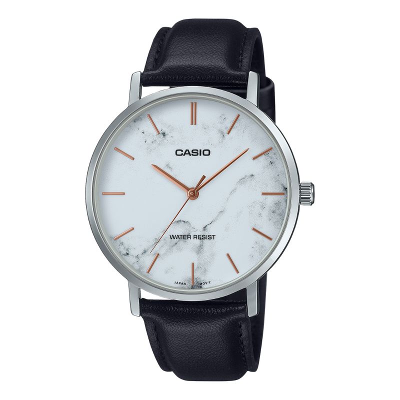 CASIO - Reloj Casio Cuero Mtp-vt01lm-1a Para Hombre