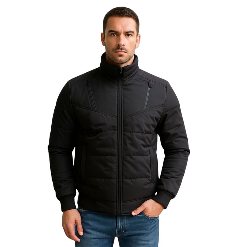 VOYPRE - Chaqueta Impermeable Para Hombre Interior En Tela Ovejera Raner Negra