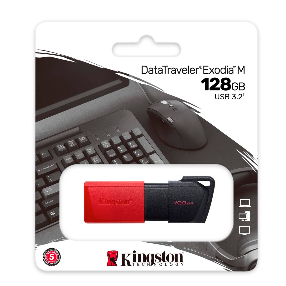 KINGSTON - Memoria USB 3.2 128GB Kingston Exodia