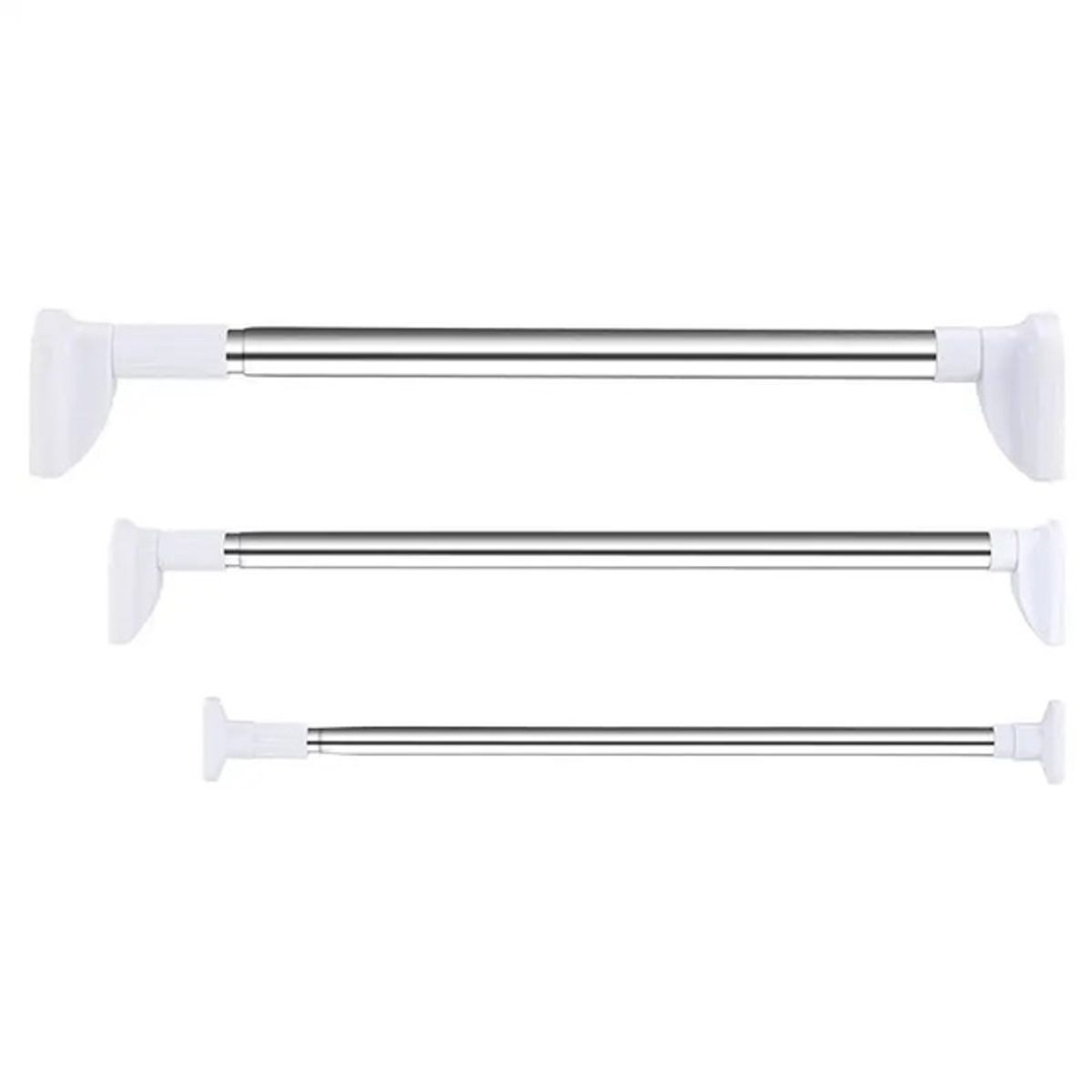 GENERICO - Soporte de Ropa Extensible para Pared de 70 a 120 cm