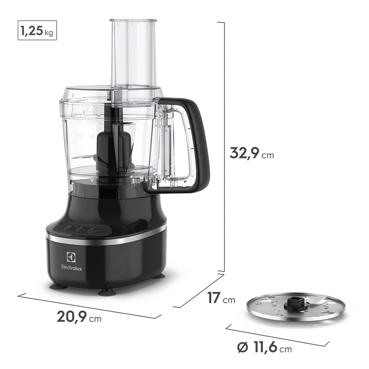 ELECTROLUX - Multiprocesadora Electrolux 3 en 1 EFP500