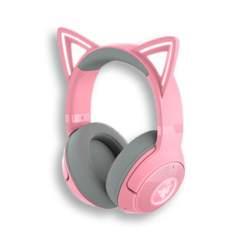RAZER - Diadema Razer Kraken Kitty V2 Bt Quartz Ed Rosa Inalambrica