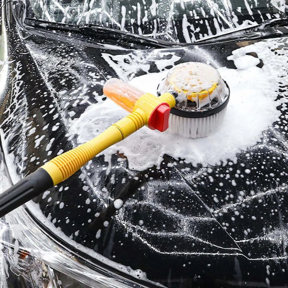 GENERICO - Cepillo Giratorio Automático De Espuma Para Lavado De Autos