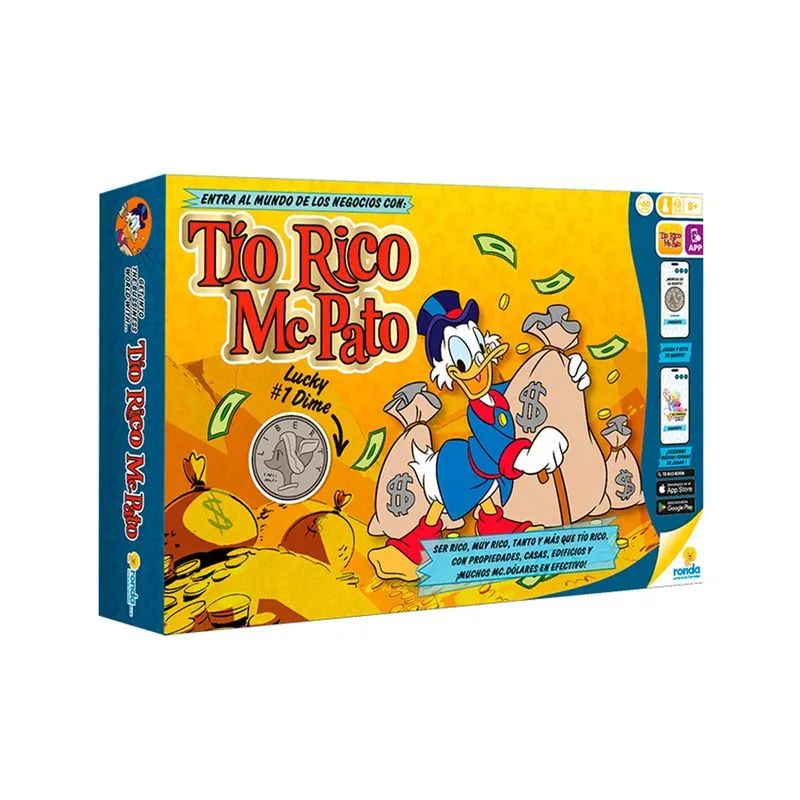 JUGANDO Y EDUCANDO - Juego De Mesa Tío Rico Mcpato Estrategia Para Niños
