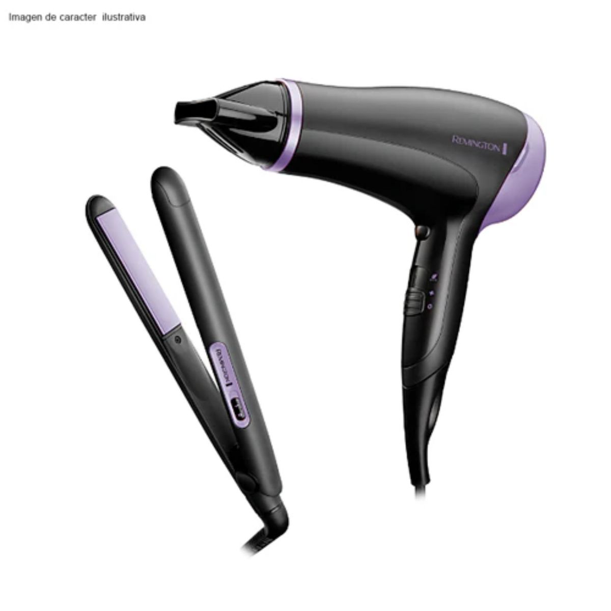 REMINGTON - Combo Secador + plancha D3016GP10F Remington