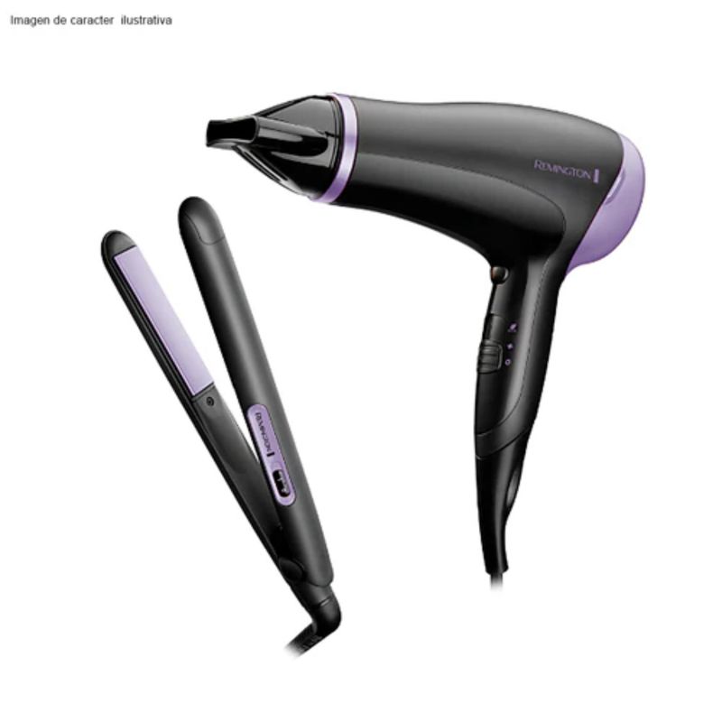 REMINGTON - Combo Secador + plancha D3016GP10F Remington