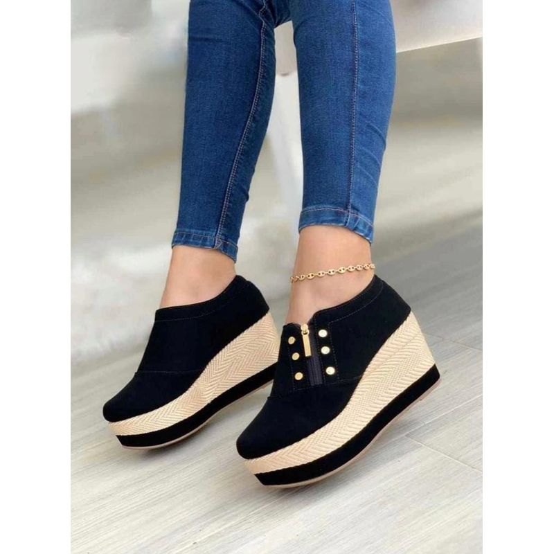 NACIONAL - Tacones Suela Yute Elegantes Dama
