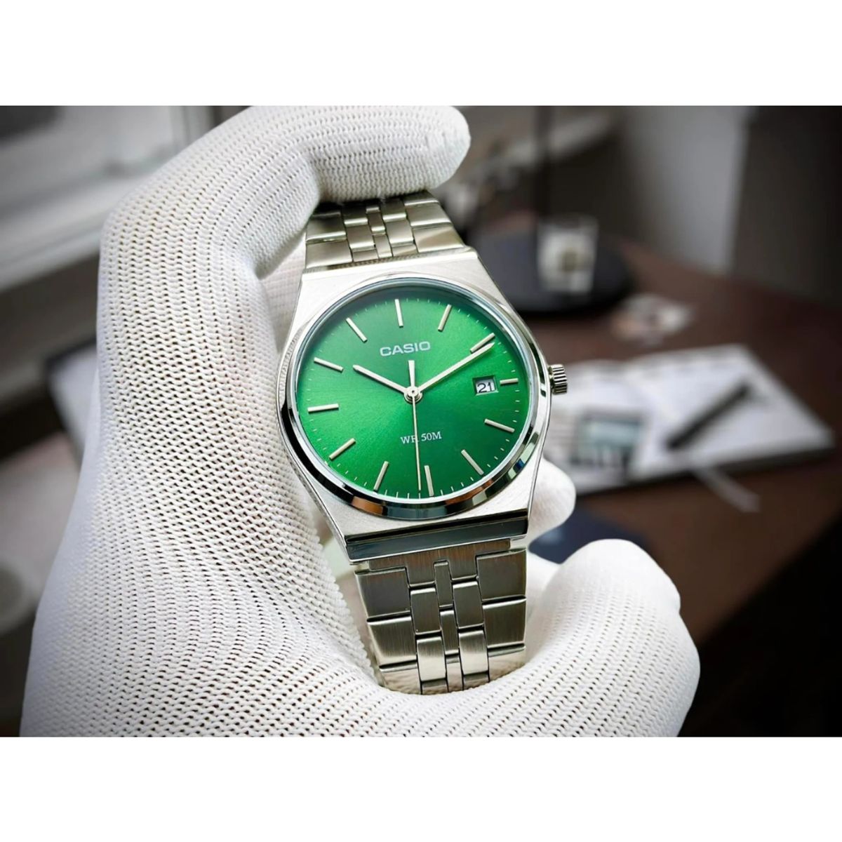 CASIO - Reloj Casio Acero Inoxidable Mtp-b145d-3a Para hombre