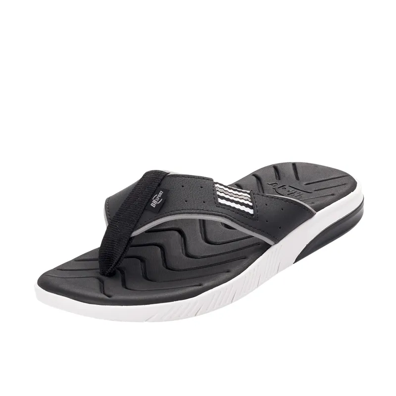 SKY WALK - Sky Walk Sandalia Plana para Hombre 6631372251-427NEGRO
