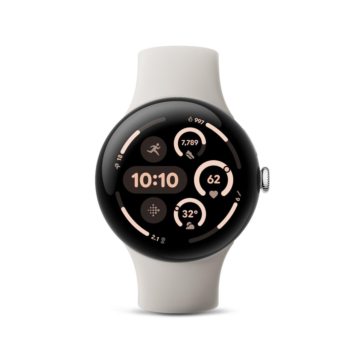 GOOGLE - Reloj Google Pixel Watch LTE Marfil