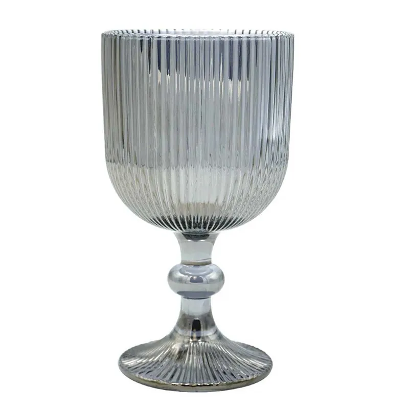 OCT GLASSWARE - SET 4 COPAS VIDRIO NEGRO 12.5 ONZAS