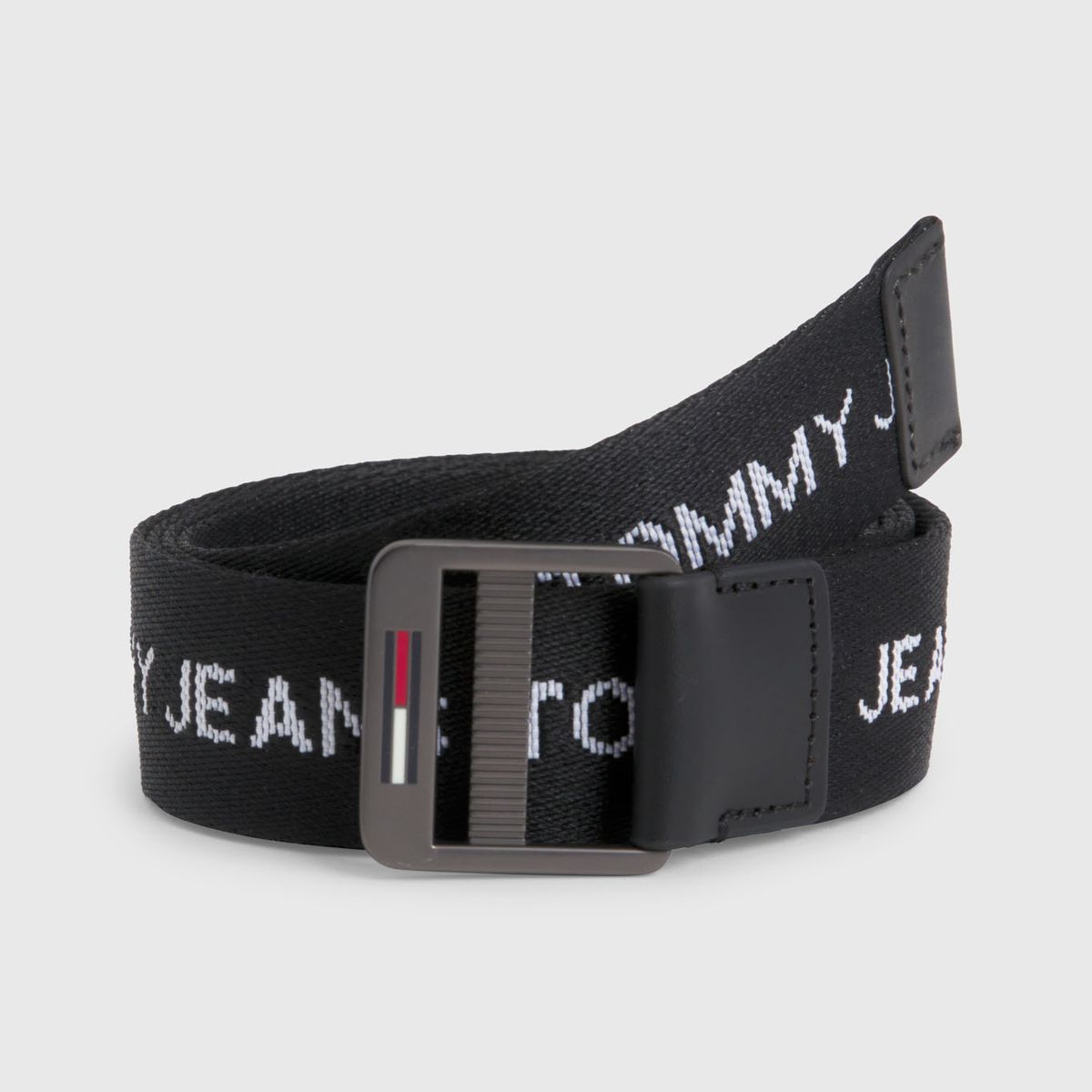 TOMMY HILFIGER - Cinturón negro trenzado reciclado Baxter Essential Tommy Hilfiger