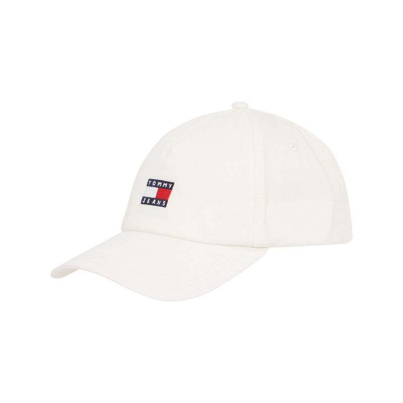 TOMMY HILFIGER - Gorra blanca de béisbol Heritage con logo Tommy Hilfiger
