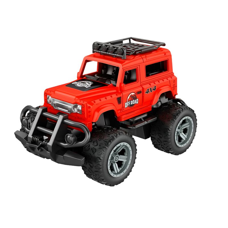 GENERICO - Carro Control Remoto Todo Terreno Jeep Recargable + Baterias