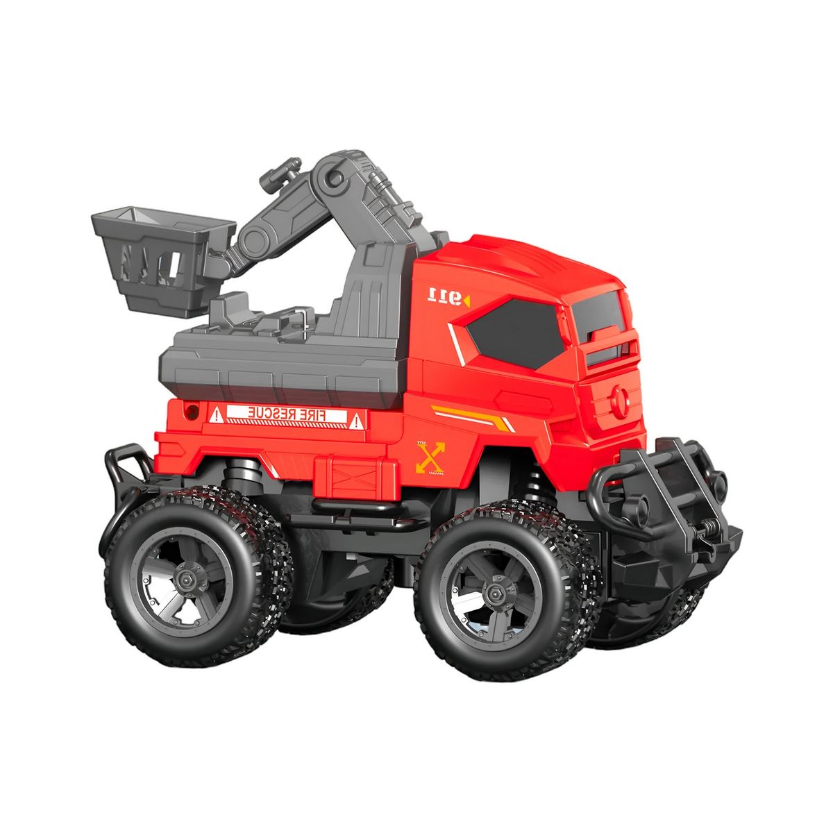 GENERICO - Carro Control Remoto Bombero City Recargable + Baterias