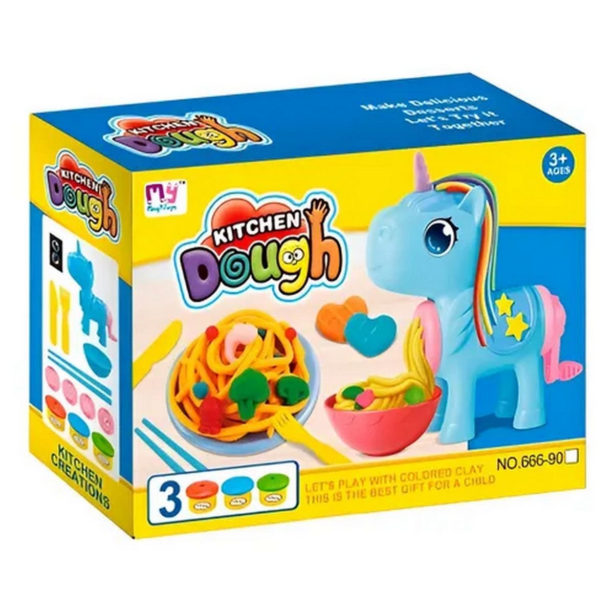 GENERICO - Set  Kit Unicornio Fabrica De Comida Plastilina Juguete