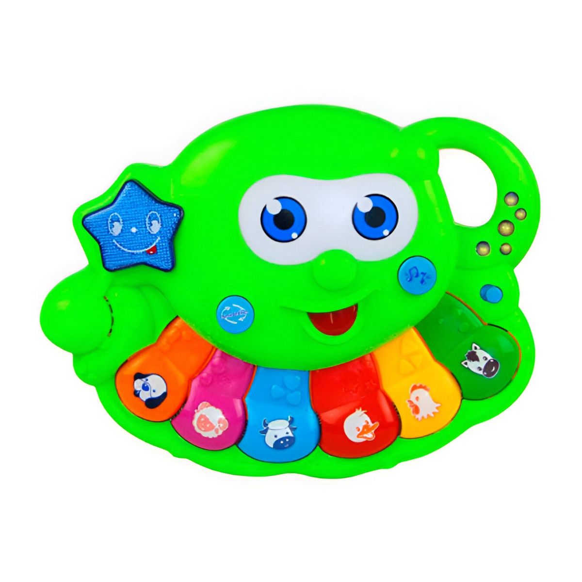 GENERICO - Piano Pulpo Interactivo Luces Notas Juguete + Baterias