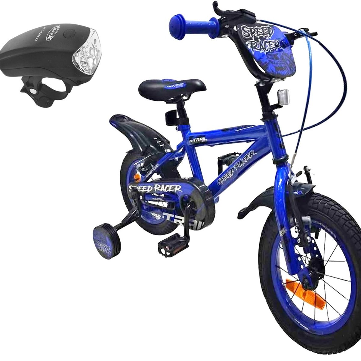 ONTRAIL - Bicicleta Niño Niña Rin 16 Con Accesorios Ruedas Auxiliar