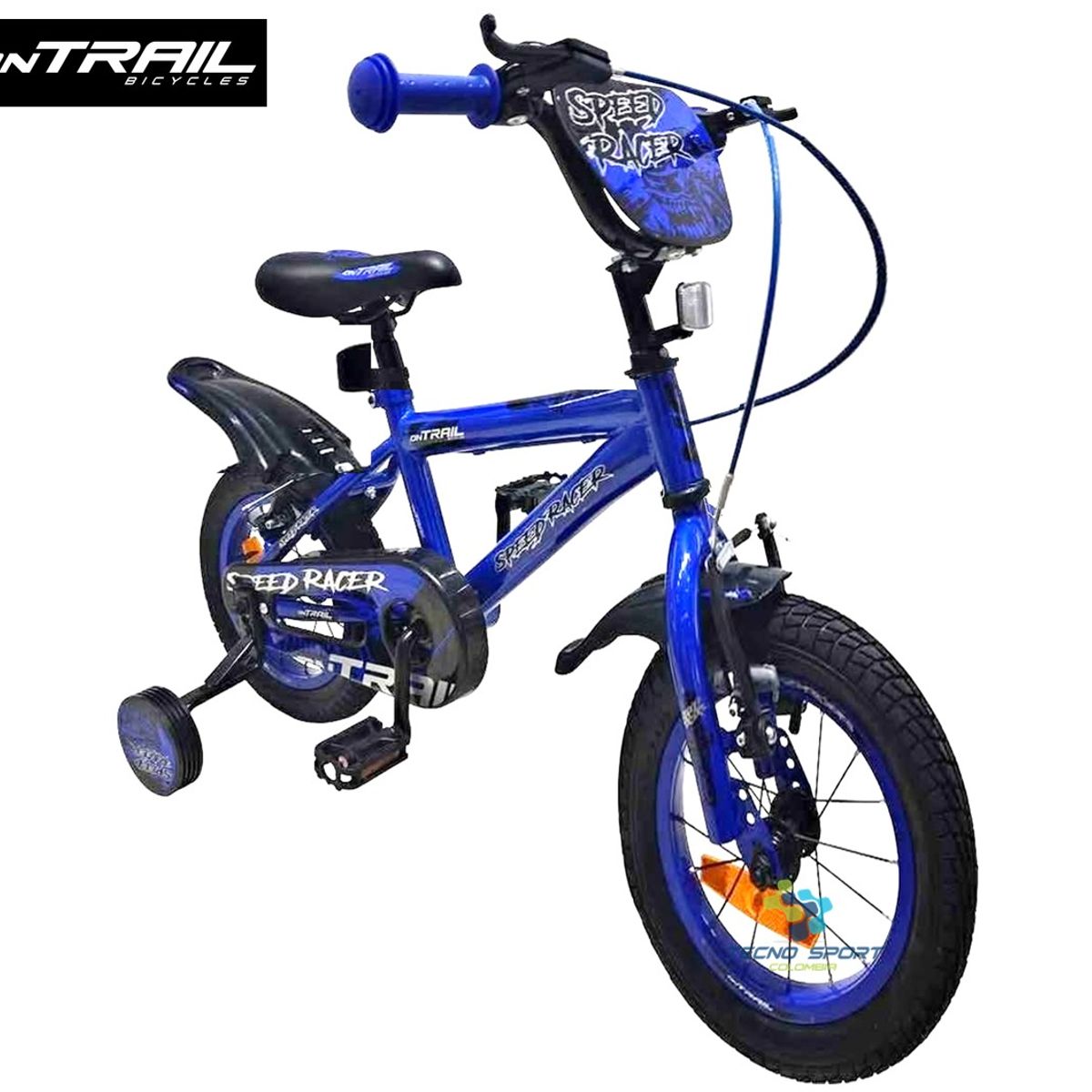 ONTRAIL - Bicicleta Niño Niña Rin 16 Con Accesorios Ruedas Auxiliar