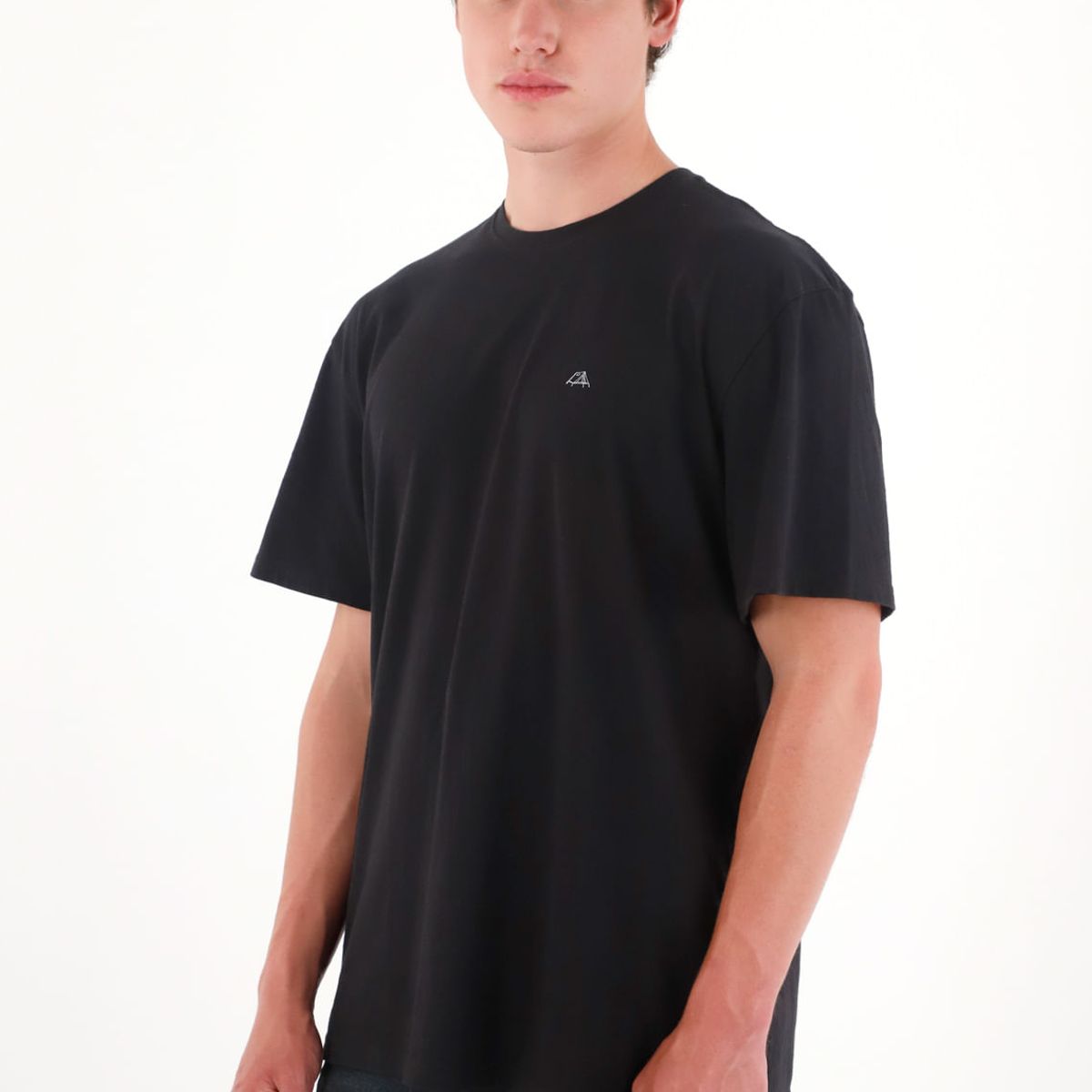 TENNIS - Camiseta básica estampada en espalda negro para hombre