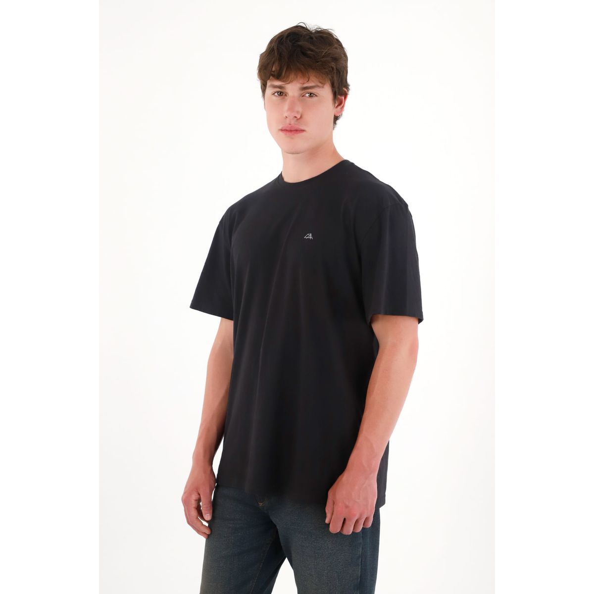 TENNIS - Camiseta básica estampada en espalda negro para hombre