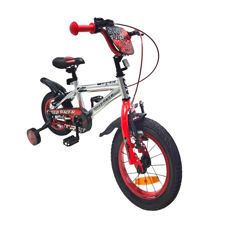 GW - Bicicleta Niño Niña Rin 16 Con Accesorios Ruedas Auxiliar