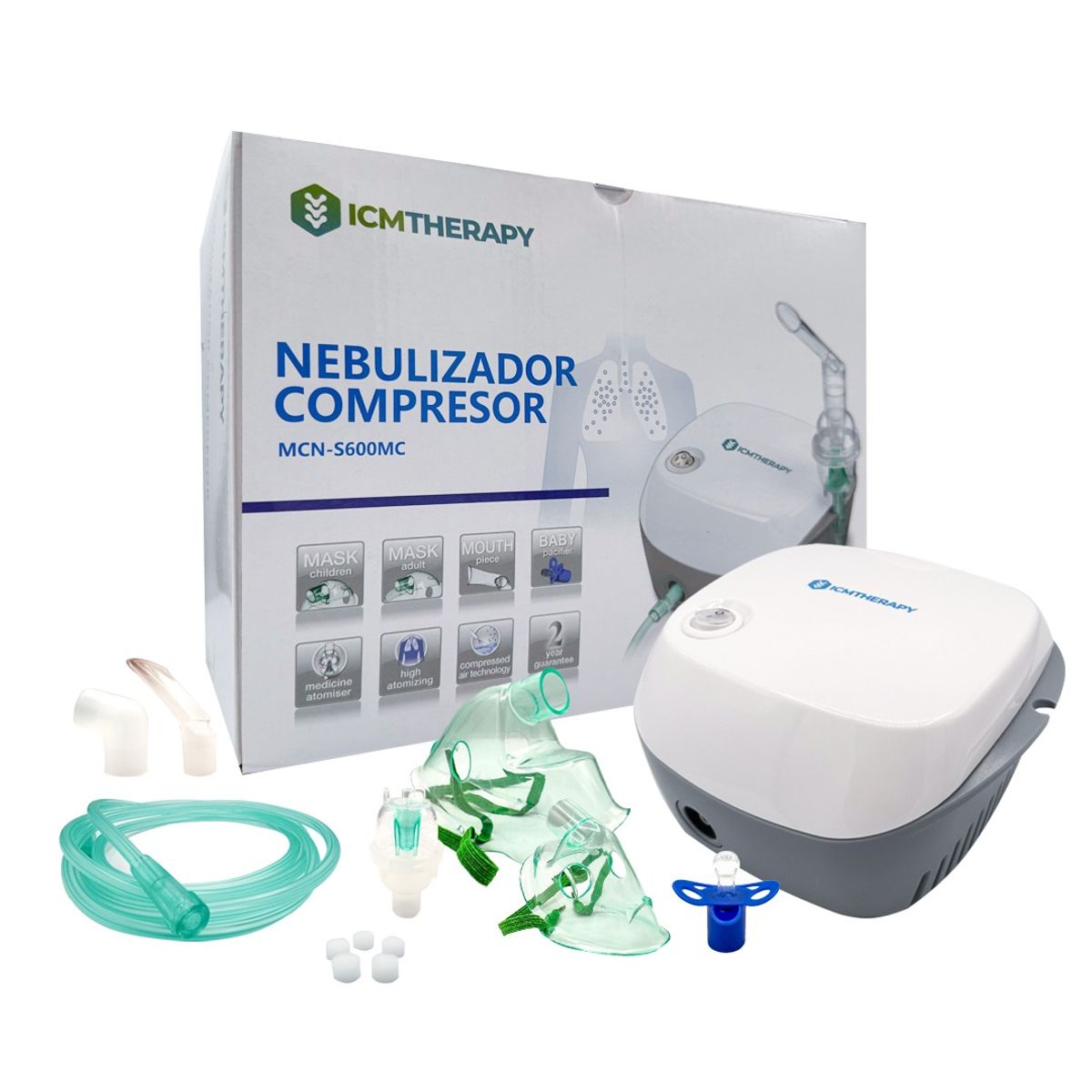 GENERICO - Nebulizador Compresor Portatil