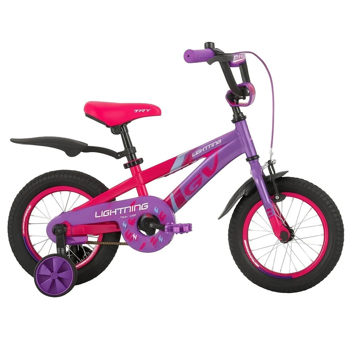 GW - Bicicleta Para Niños Rin 12 GW Lightning Lila