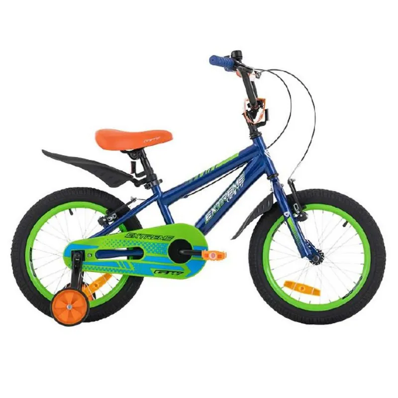 GW - Bicicleta rin 12 gw extreme para niños de 2 a 4 años Azul