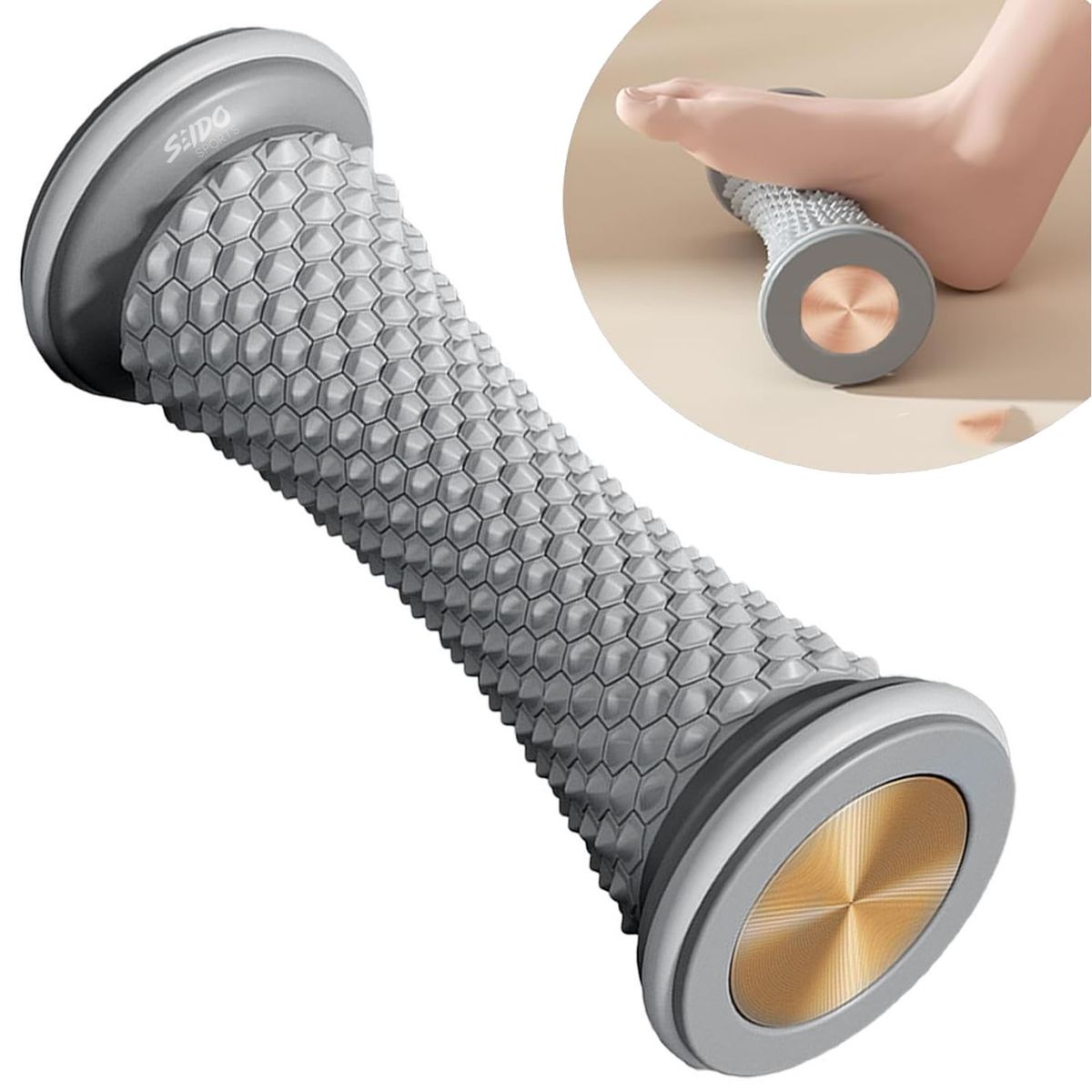 GENERICO - Rodillo Masajeador Pie Roller Terapia Muscular Relajacion