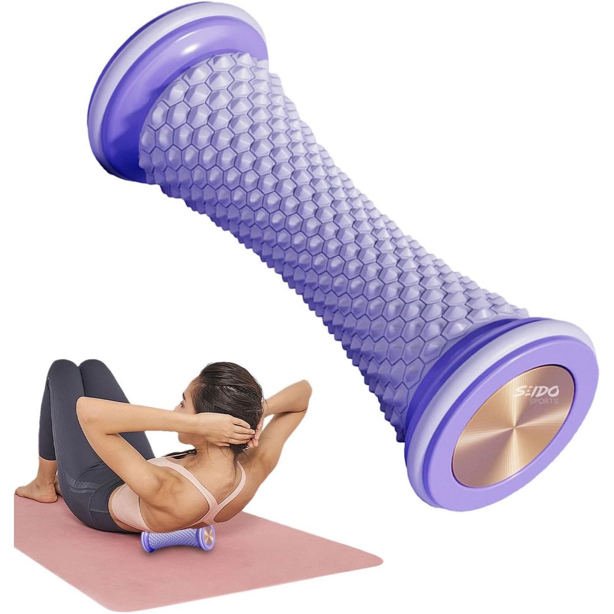 GENERICO - Rodillo Masajeador Pie Roller Terapia Muscular Relajacion