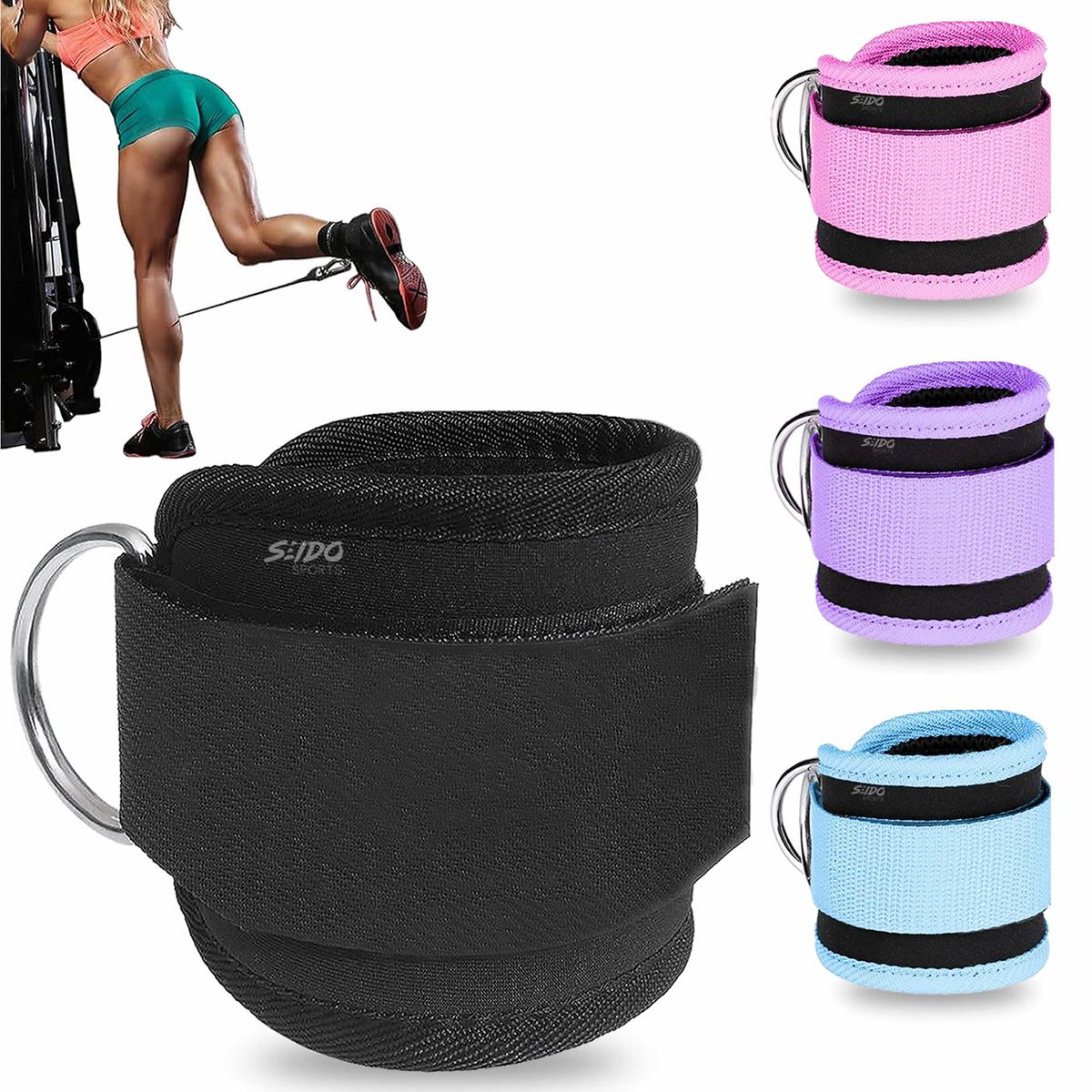 GENERICO - Arnes Agarre Tobillo Grillete Tobillera Fitness Tonifica Gym