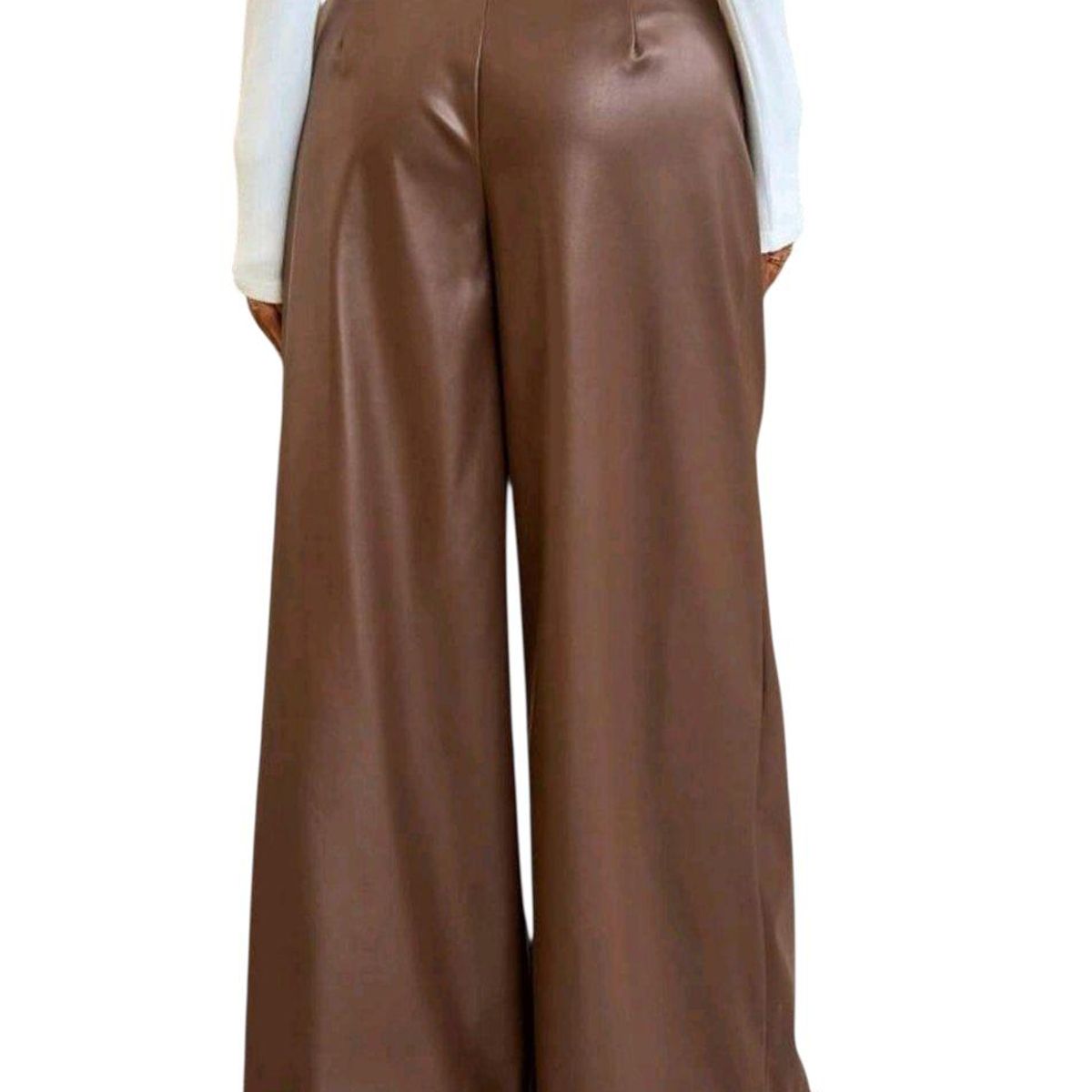 PAATAL - PANTALON PALAZZO CUERINA