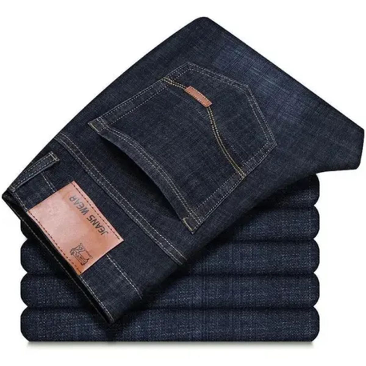 ABC - Pantalon Jean Para Hombre Clasico slim fit comodos livianos