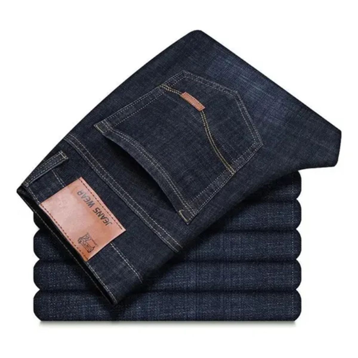 ABC - Pantalon Jean Para Hombre Clasico slim fit comodos livianos