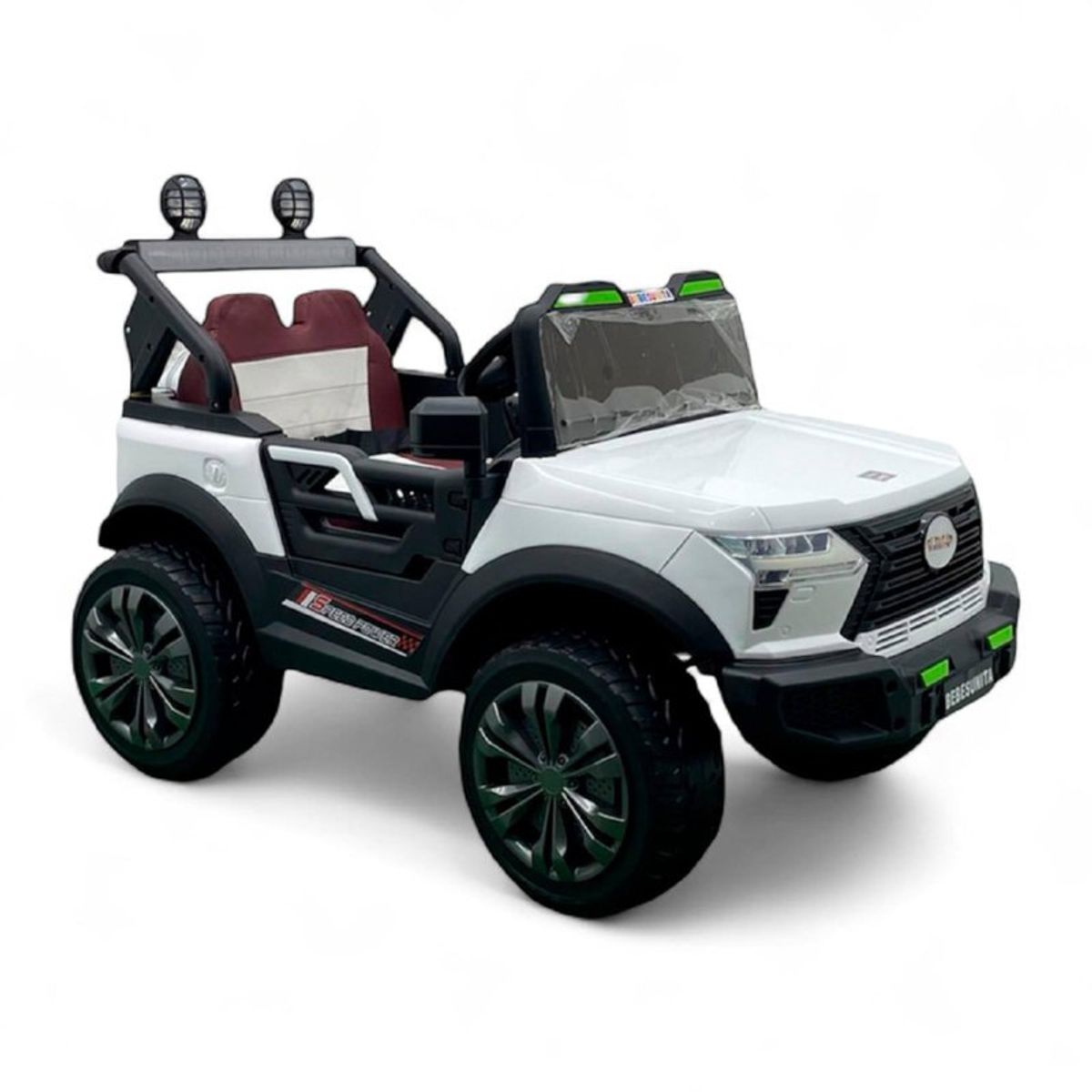 BRITOCHET - Carro Eléctrico Para Niños  Llanta Goma C/remoto Bluetooth 1 a 6 Ańos REF 909